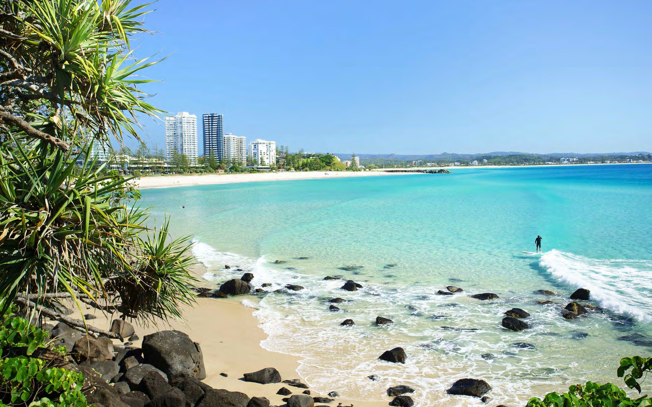 The coastline at Tweed Heads